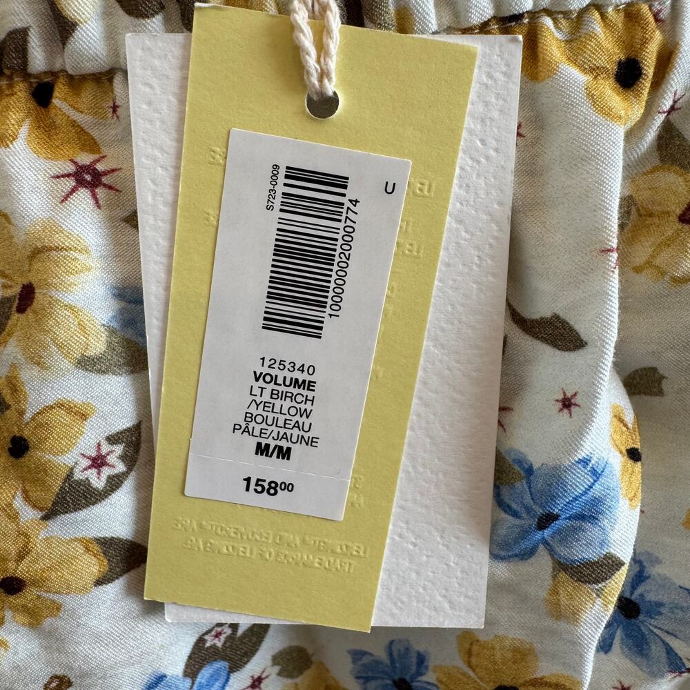 Aritzia Wilfred Volume Skirt LT Birch Yellow Floral Tiered Maxi Flowy Boho NWT-M - Picture 11 of 13